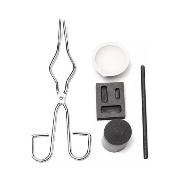 Kit cadinho fundição ouro metais