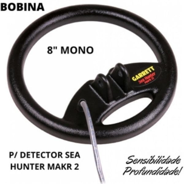 Bobina Detector Garrett 8 Mono P/ Sea Hunter